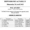 Résultats de la course du 26/04 - PARILLY