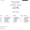 Résultats de la course école de Saint Cloud - 13/05/2015