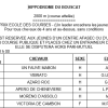 RÉSULTAT COURSE ÉCOLE HIPPODROME DU BOUSCAT - 14/02/2016