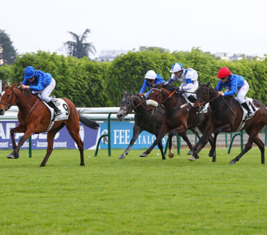 Arrivée Course école Paris Longchamp